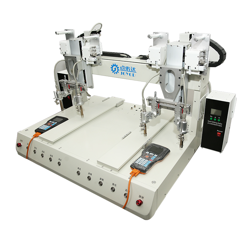 Desktop Four-Head Double Station Soldering Machine