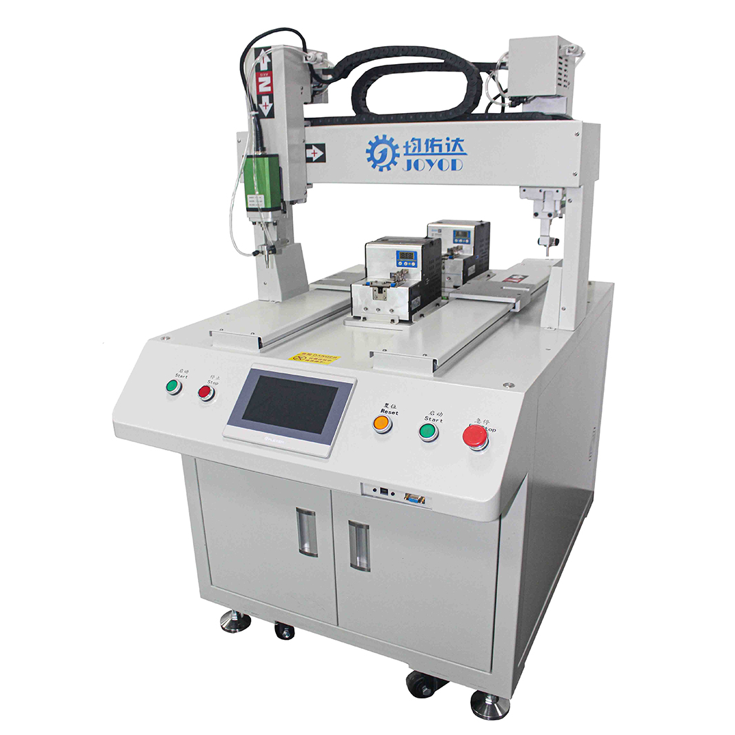 Floor-Standing Back-to-Back Dual-Head Dual-Station Screw Machine